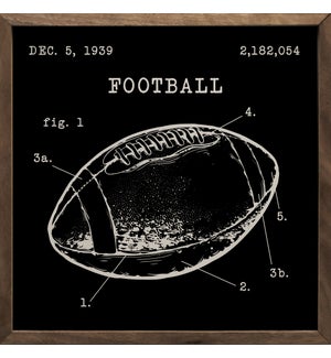 Football Patent Black
